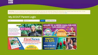 Parents Login - Online Scout Manager