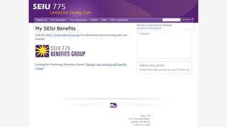 My SEIU Benefits - SEIU 775