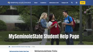 MySeminoleState FAQs - Seminole State College