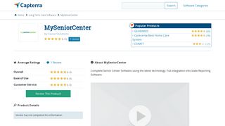 MySeniorCenter Reviews and Pricing - 2019 - Capterra