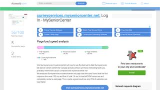 Access surreyservices.myseniorcenter.net. Log In - MySeniorCenter