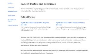 Patient Portals | Ascension