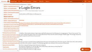 MySlice Login Errors - ITS Services and Applications - Answers