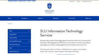 mySLU Portal : Saint Louis University Information Technology ...