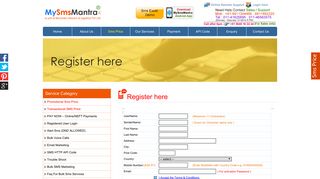 Registration - Mysmsmantra.in