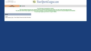 View League - YourSportsLeague.com Home Page