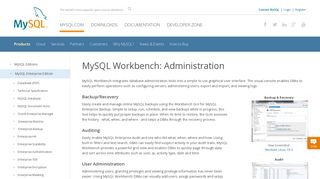 MySQL :: MySQL Workbench: Administration