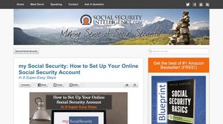 my Social Security: Creating your Social Security Online Account