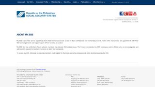 About MySSS - Republic of the Philippines Social Security System