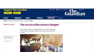 The secrets of the mystery shopper | Money | The Guardian