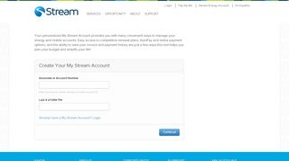 Create Account | Stream