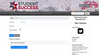Login - Student Success