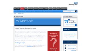 My Supply Chain - NHS Supply Chain