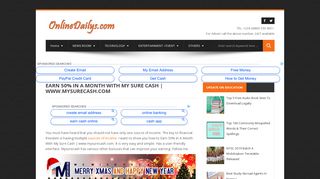 Earn 50% In A Month With My Sure Cash | www.mysurecash.com ...