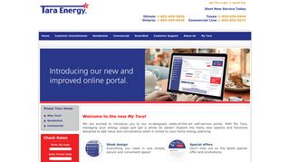 Tara Energy - New Portal