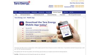 Tara Energy - Mobile Support