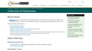 e-Services for Businesses - Illinois.gov
