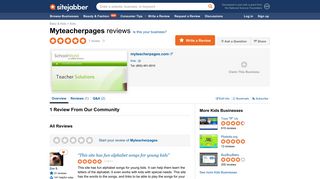 Myteacherpages Reviews - 1 Review of Myteacherpages.com ...