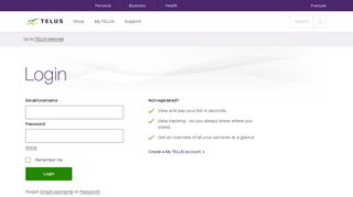 Mobility Account - Telus Mobility