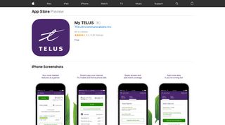 My TELUS on the App Store - iTunes - Apple