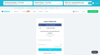 Test Yourself Online - Testbook.com