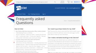Frequently Asked Questions – MyTicket Indonesia