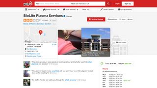 BioLife Plasma Services - 21 Reviews - Blood & Plasma Donation ...