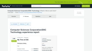 Computer Sciences Corporation/DXC Technology: My Time at CSC ...