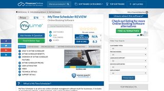 MyTime Scheduler Reviews: Overview, Pricing and Features