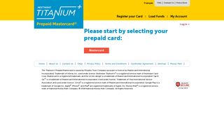 Register Your Titanium+® Prepaid Card