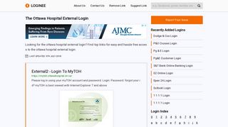 The Ottawa Hospital External Login