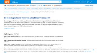How do I update my TomTom with MyDrive Connect? - Coolblue ...