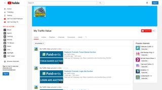 My Traffic Value - YouTube