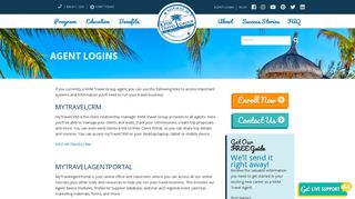 Agent Logins | Become a Travel Agent : Home Based Independent ...