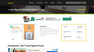 Welcome to Mytravelagentportal.com - Dashboard « My Travel Agent ...