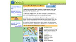 MyTripJournal.com - Your Travel Blog On Steroids