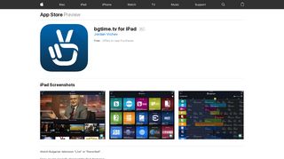 bgtime.tv for iPad on the App Store - iTunes - Apple
