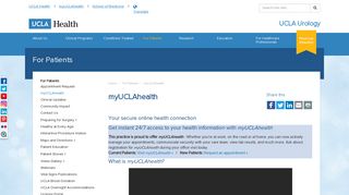 myUCLAhealth | UCLA Urology Los Angeles, CA