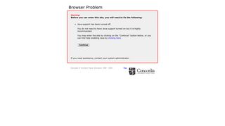 Error: Browser Problem