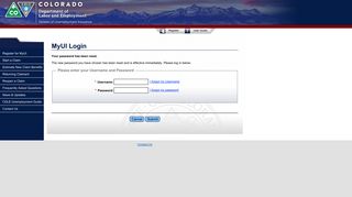 MyUI Login - MyUI Claimant - Colorado Department of Labor and ...