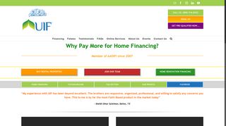 UIF Corporation – Why Pay More for Home Financing?