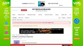 Problem connecting to MyUnisa. | MyBroadband
