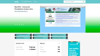 portal3.upsi.edu.my - MyUPSI - Universiti Pendidikan... - Portal 3 Upsi