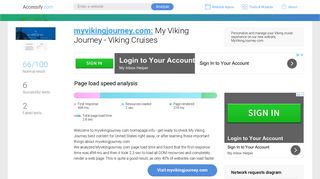 Access myvikingjourney.com. My Viking Journey - Viking Cruises