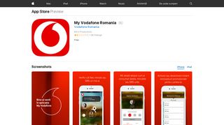 My Vodafone Romania on the App Store - iTunes - Apple