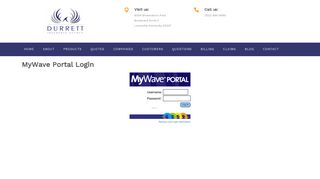 MyWave Portal Login - Durrett Insurance Agency LLP