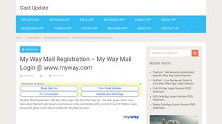 My Way Mail Registration - My Way Mail Login @ www.myway.com
