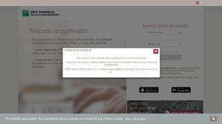 login - MyWealth is currently unavailable