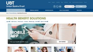 Health Benefit Accounts | Union Bank & Trust