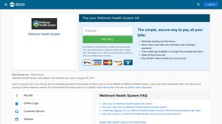 Wellmont Health System: Login, Bill Pay, Customer Service and Care ...